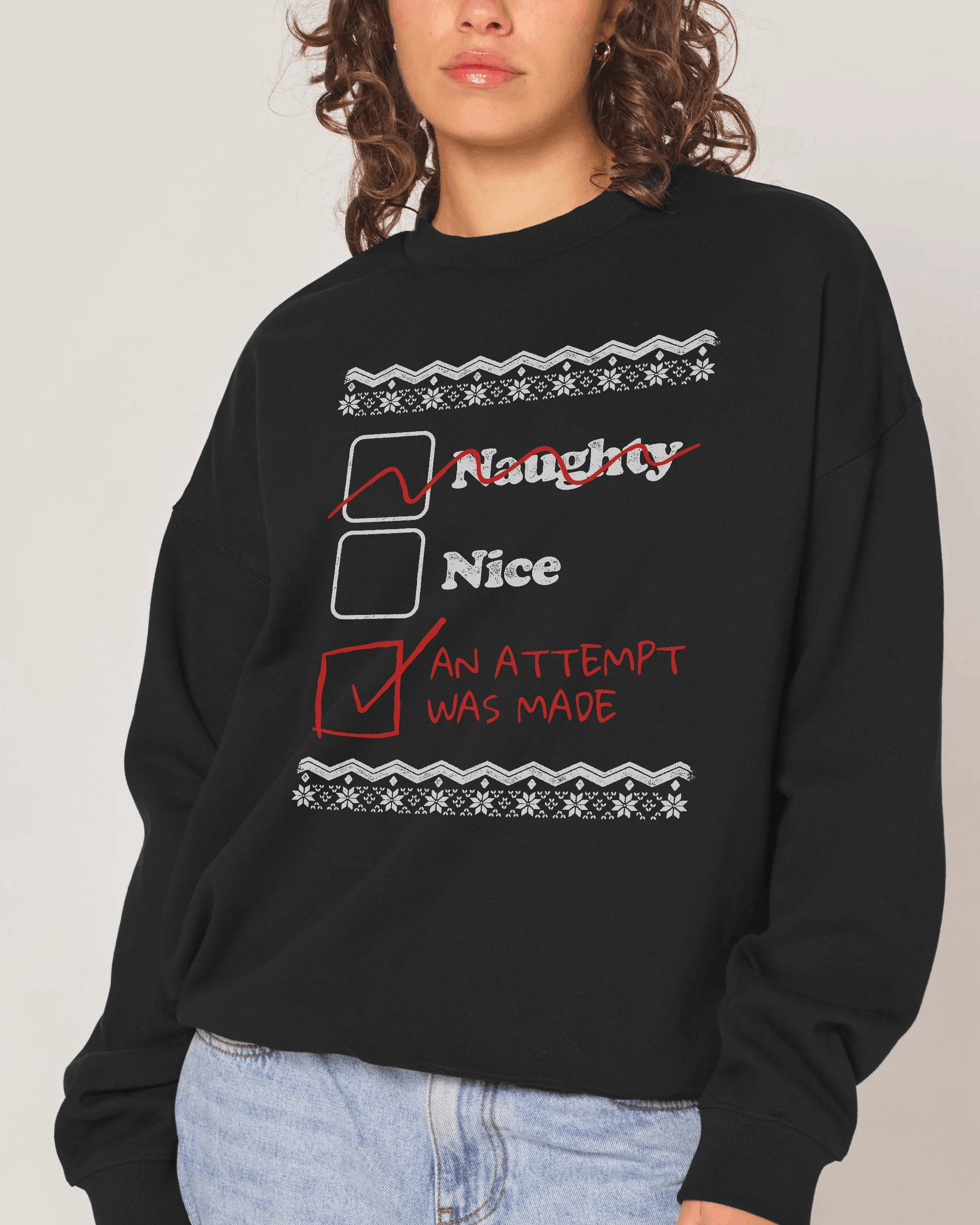 An Attempt Was Made Loose Fit Sweatshirt