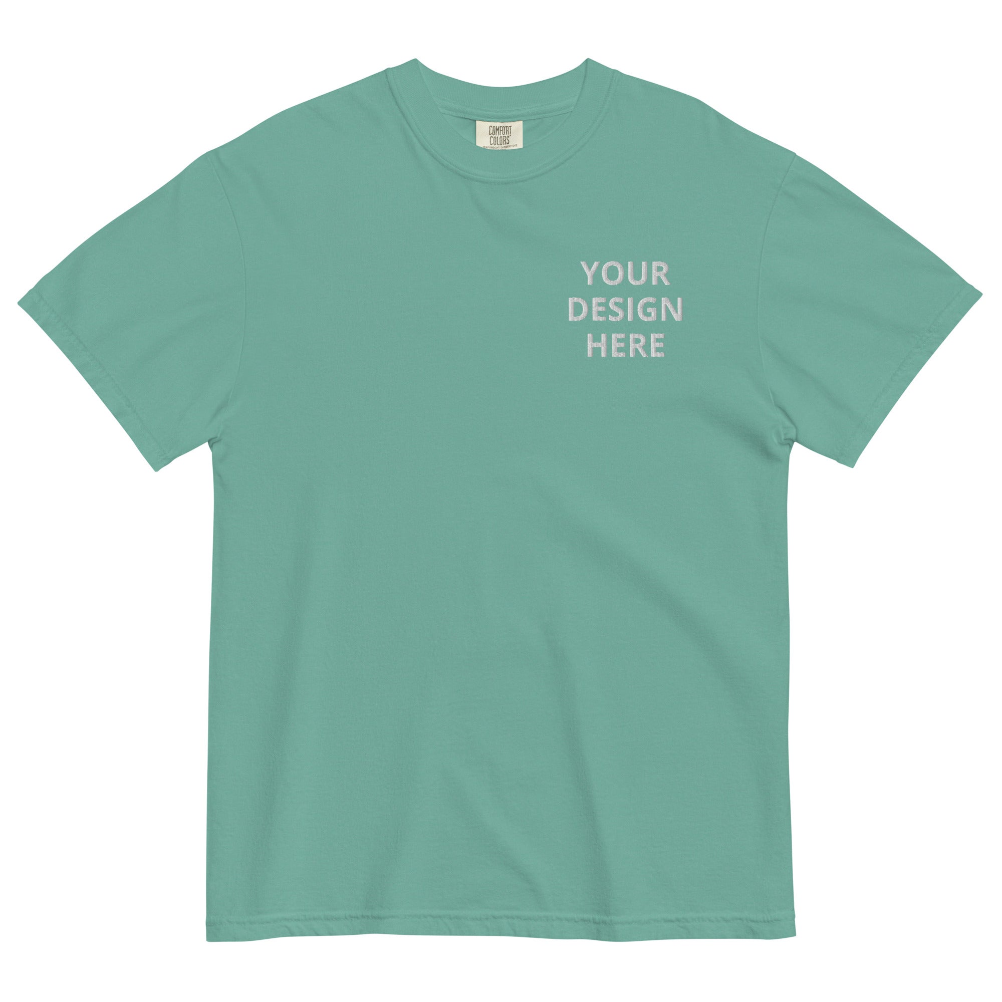 CUSTOM EMBROIDERED COMFORT COLORS T-SHIRT