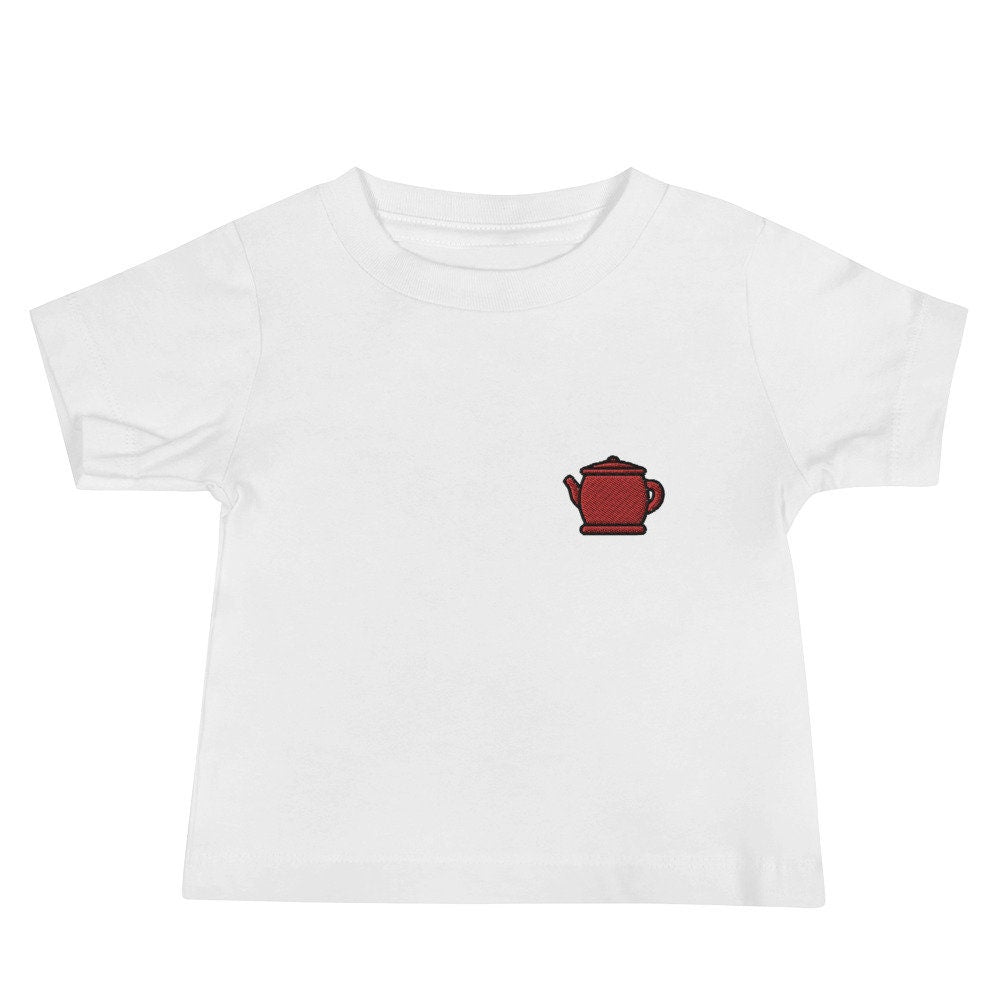 Teapot Baby Jersey Short Sleeve Tee, Baby Shower T-Shirt Gift, Boys and Girls Shirt - Multiple Colors